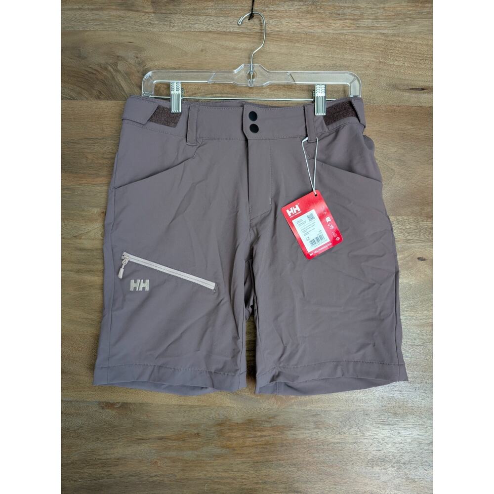 Helly Hansen Blaze Softshell Hiking Shorts Women's S Sparrow Grey 63201-656 NWT